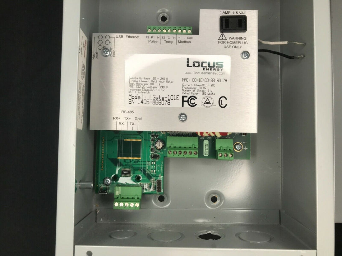 Locus Energy LGate 101E Single Phase Power Meter and Data Logger